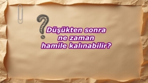 Düşükten Sonra Ne Zaman Hamile Kalınabilir?